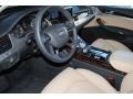 2013 Audi A8 Velvet Beige Interior Interior Photo