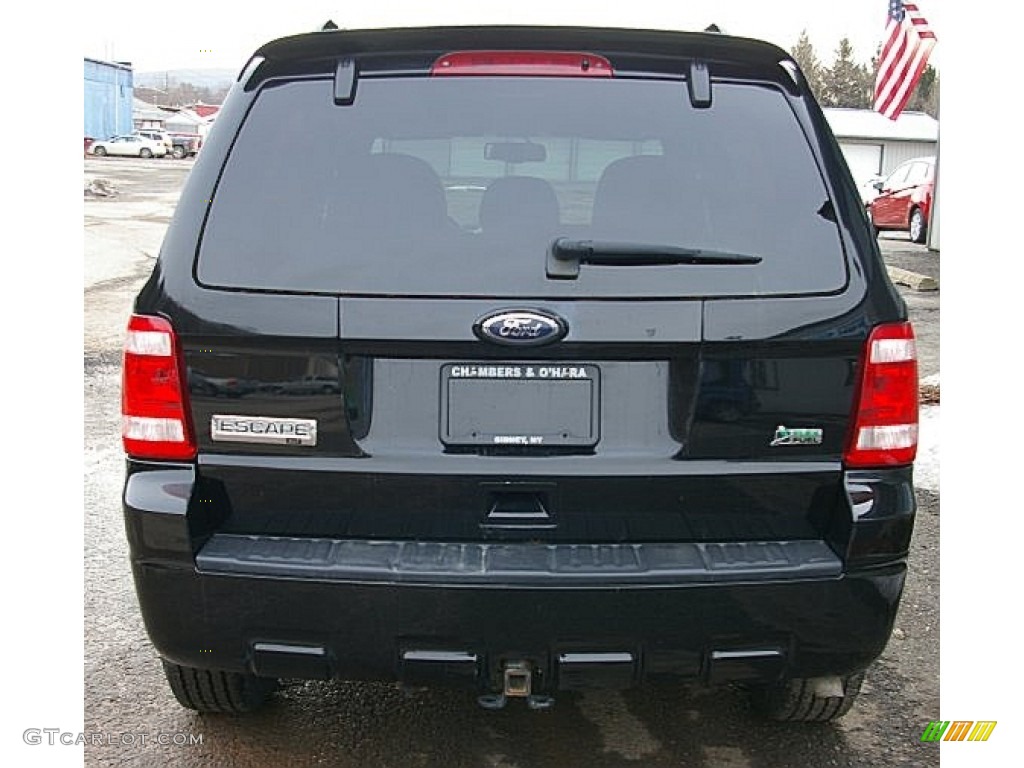 2010 Escape XLT V6 Sport Package 4WD - Black / Charcoal Black photo #5