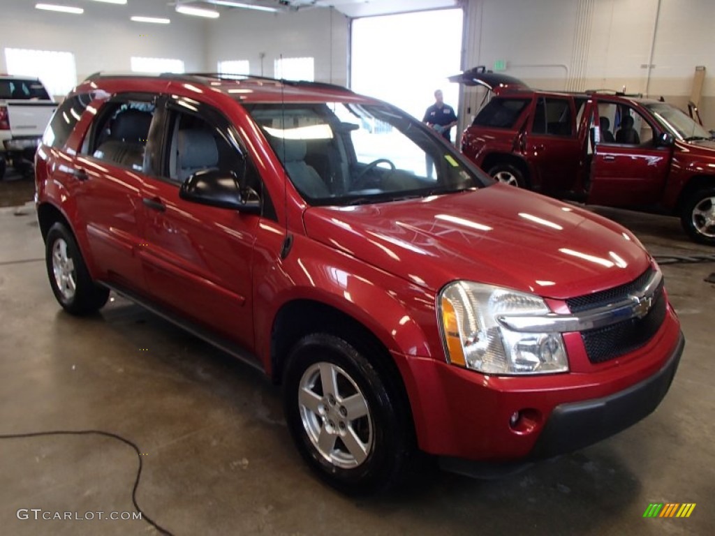 2005 Salsa Red Metallic Chevrolet Equinox Ls Awd 78214421