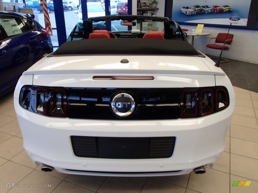 Oxford White 2014 Ford Mustang GT Premium Convertible Exterior Photo #78242344
