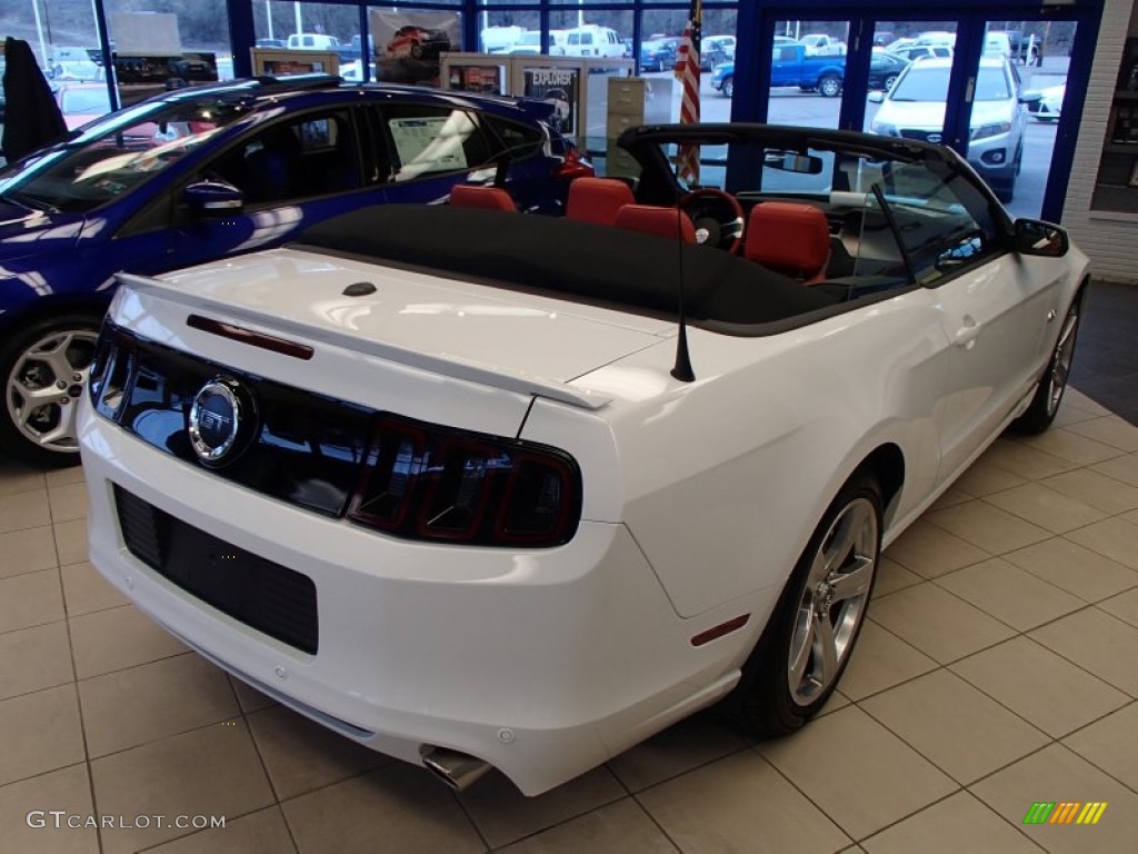 Oxford White 2014 Ford Mustang GT Premium Convertible Exterior Photo #78242365