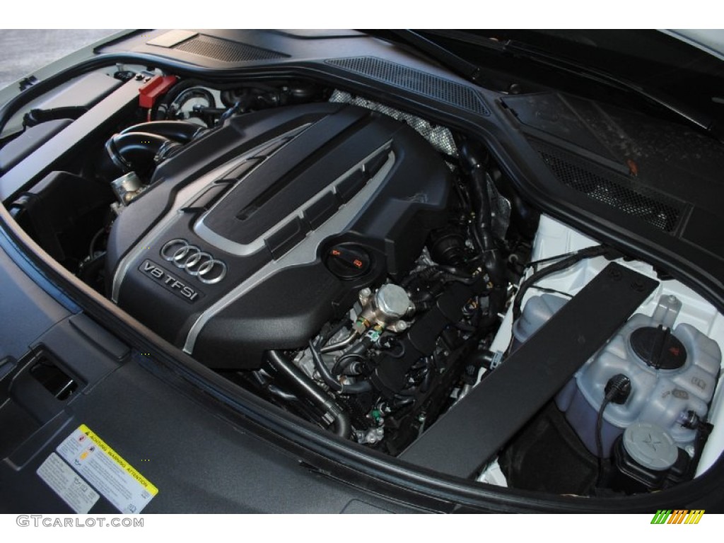 2013 Audi A8 4.0T quattro 4.0 Liter FSI Twin-Turbocharged DOHC 32-Valve VVT V8 Engine Photo #78242374