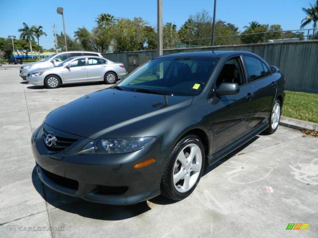 Steel Gray Metallic 2005 Mazda MAZDA6 i Sport Hatchback Exterior Photo #78242668
