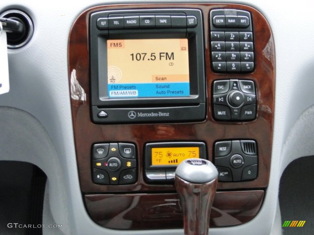 2002 Mercedes-Benz S 55 AMG Controls Photo #78243650