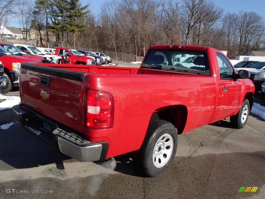 2013 Silverado 1500 Work Truck Regular Cab - Victory Red / Dark Titanium photo #6