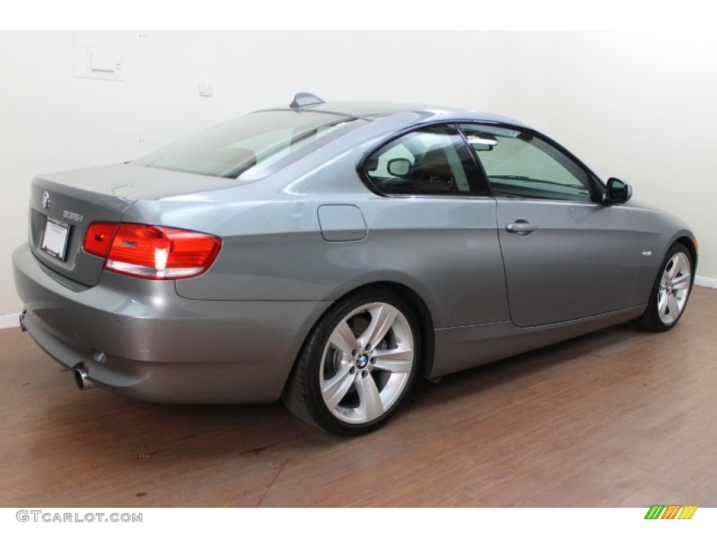 2010 3 Series 335i Coupe - Space Gray Metallic / Saddle Brown Dakota Leather photo #3