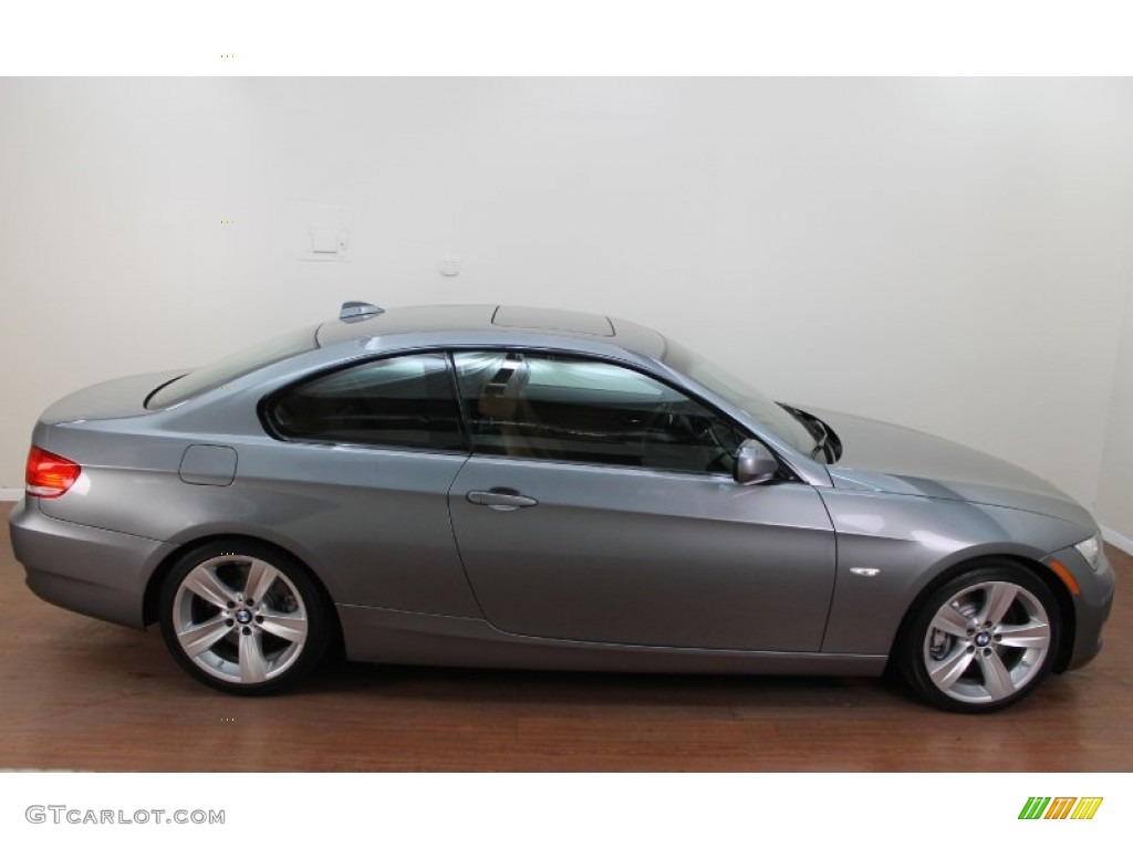 2010 3 Series 335i Coupe - Space Gray Metallic / Saddle Brown Dakota Leather photo #5