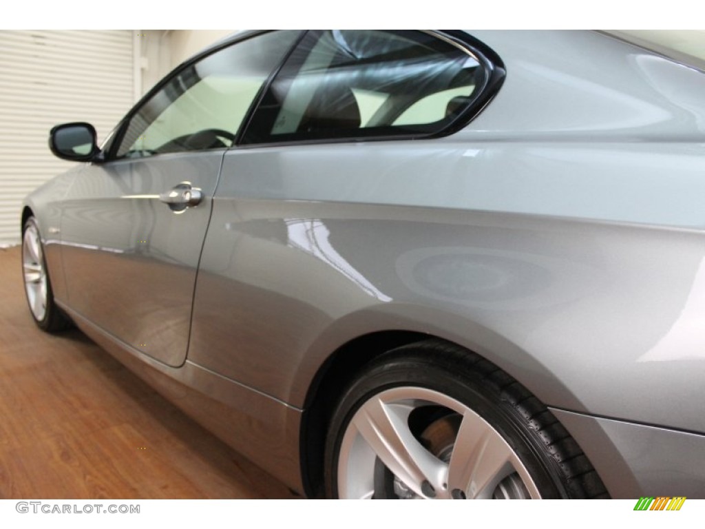 2010 3 Series 335i Coupe - Space Gray Metallic / Saddle Brown Dakota Leather photo #9