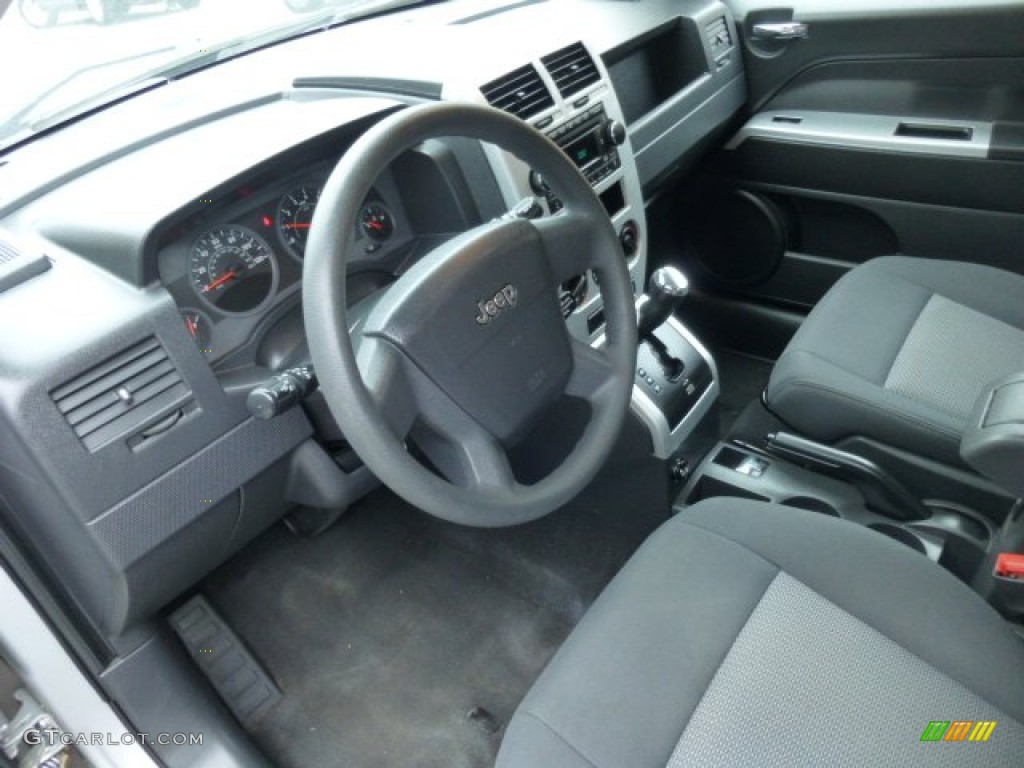 Dark Slate Gray Interior 2008 Jeep Compass Sport 4x4 Photo #78244233
