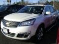 White 2013 Chevrolet Traverse LTZ AWD