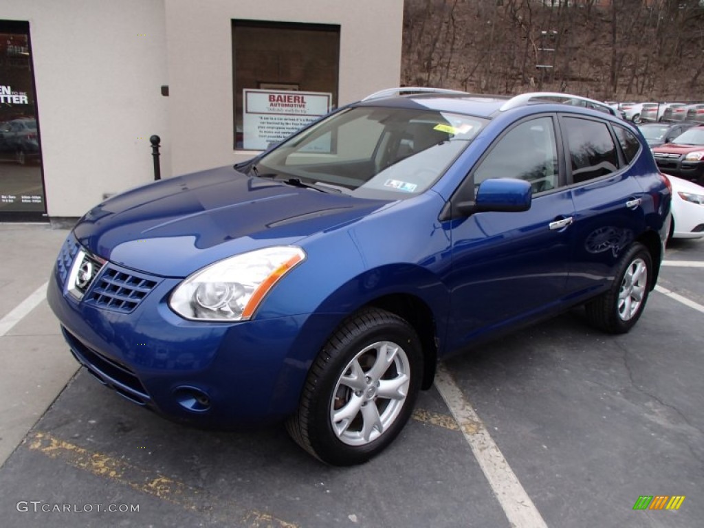 Indigo Blue 2010 Nissan Rogue SL AWD Exterior Photo #78245052