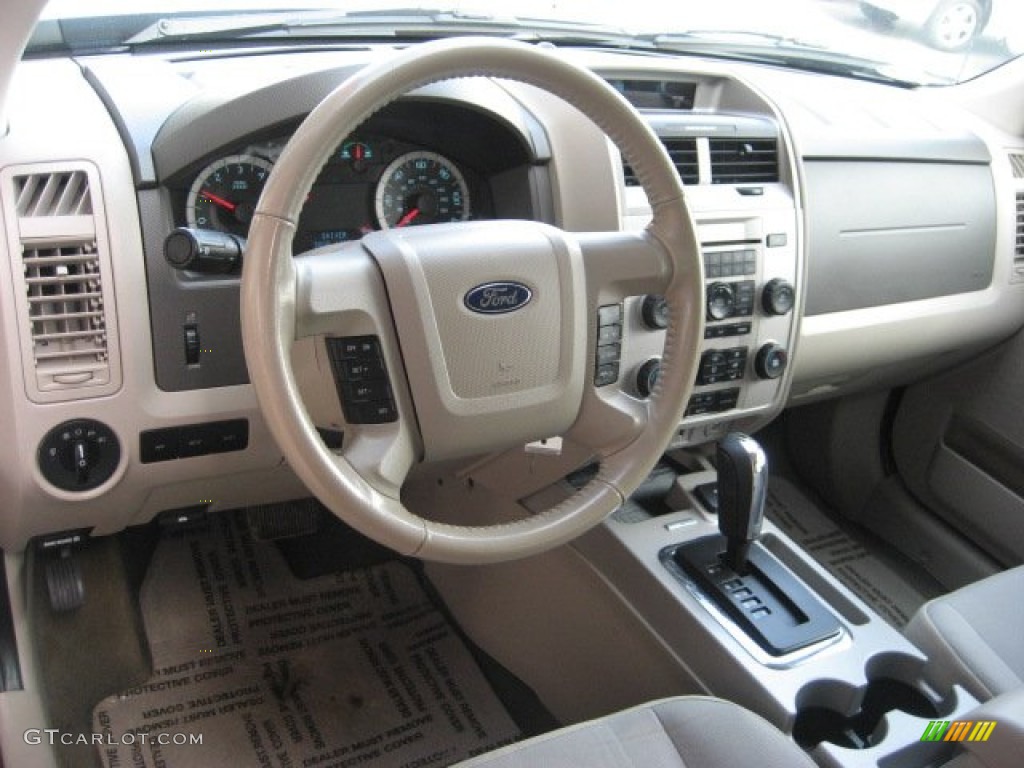 2011 Ford Escape Hybrid 4WD Stone Dashboard Photo #78245260