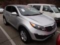 2012 Bright Silver Kia Sportage LX AWD  photo #1