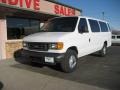 2005 Oxford White Ford E Series Van E350 Super Duty XL Extended Passenger  photo #1