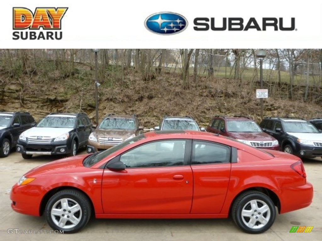 2006 ION 2 Quad Coupe - Chili Pepper Red / Black photo #1