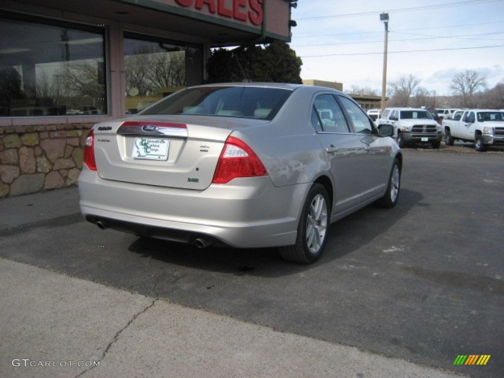 2010 Fusion SEL V6 AWD - Smokestone Metallic / Camel photo #6