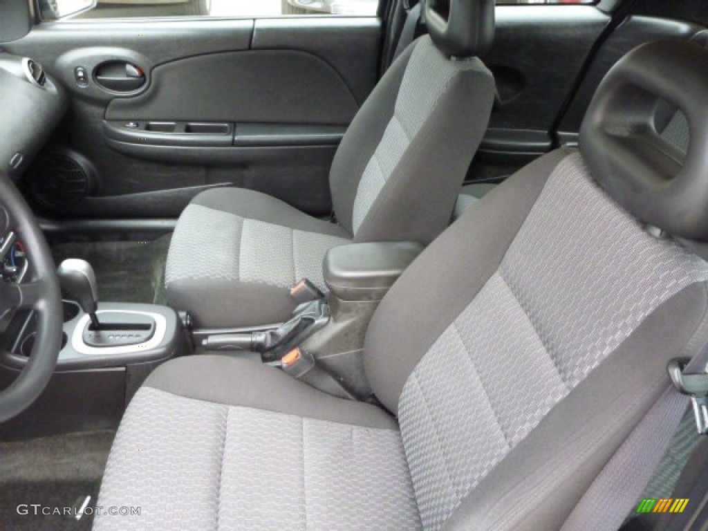 Black Interior 2006 Saturn ION 2 Quad Coupe Photo #78245764