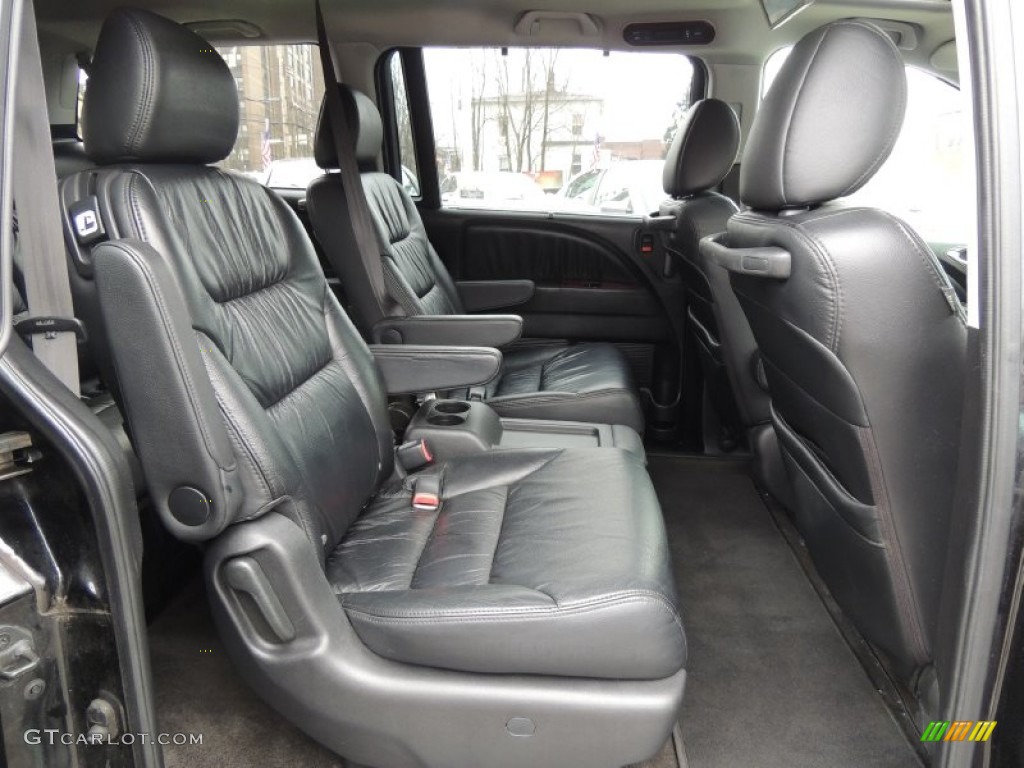 Black Interior 2008 Honda Odyssey Touring Photo #78245872