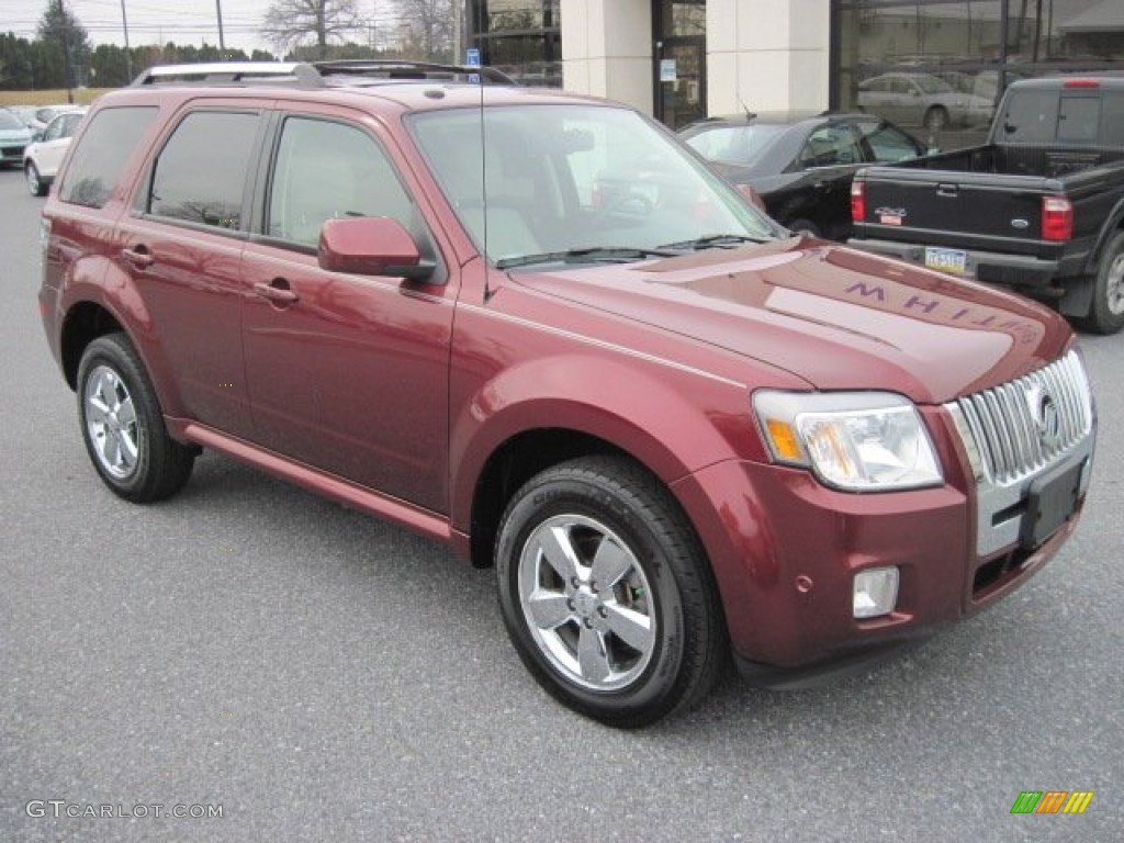 Wine Red Metallic 2010 Mercury Mariner I4 Premier 4WD Voga Package Exterior Photo #78246270