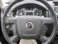 2010 Mercury Mariner Voga Cashmere/Ash Interior Steering Wheel Photo