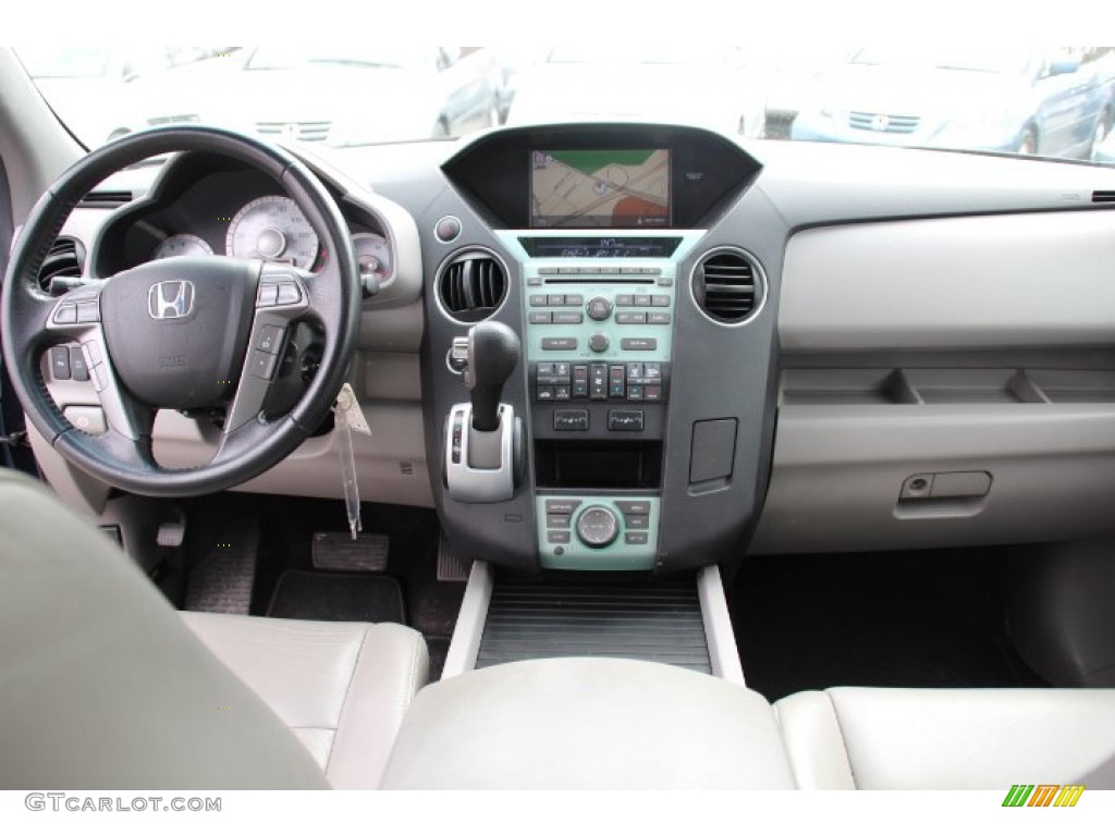 2010 Honda Pilot Touring 4WD Beige Dashboard Photo #78246622