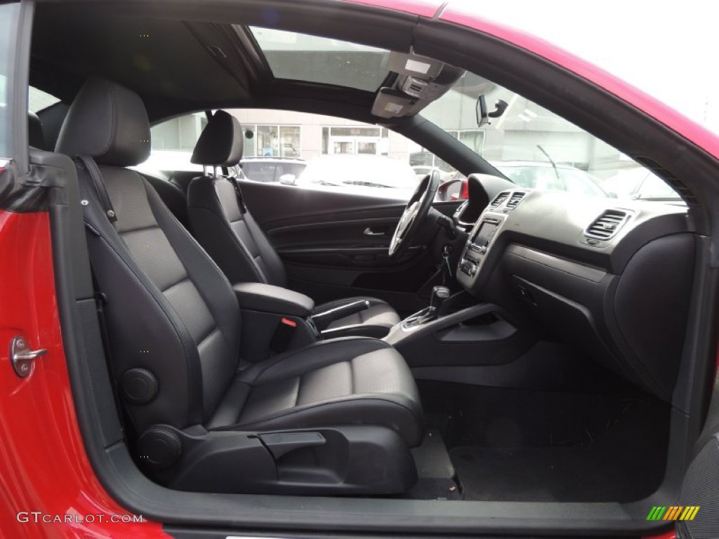 Titan Black Interior 2010 Volkswagen Eos Komfort Photo #78246742
