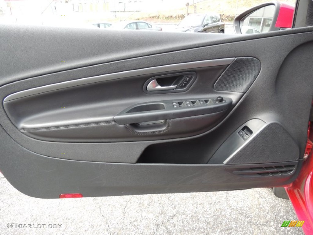 2010 Volkswagen Eos Komfort Titan Black Door Panel Photo #78246799