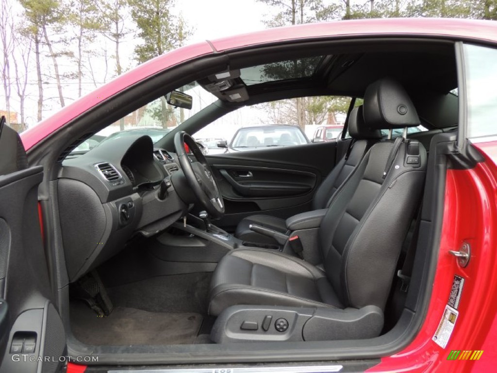 Titan Black Interior 2010 Volkswagen Eos Komfort Photo #78246821