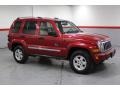 2005 Inferno Red Crystal Pearl Jeep Liberty CRD Limited 4x4  photo #1