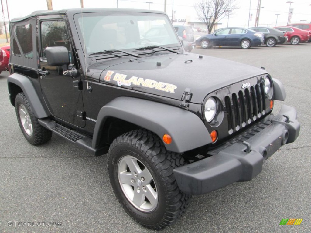 2010 Wrangler Sport Islander Edition 4x4 - Black / Dark Slate Gray/Blue photo #4