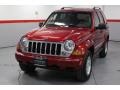 2005 Inferno Red Crystal Pearl Jeep Liberty CRD Limited 4x4  photo #5