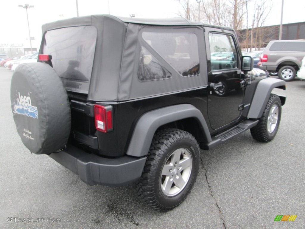 2010 Wrangler Sport Islander Edition 4x4 - Black / Dark Slate Gray/Blue photo #6