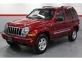 2005 Inferno Red Crystal Pearl Jeep Liberty CRD Limited 4x4  photo #6