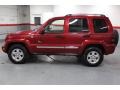 2005 Inferno Red Crystal Pearl Jeep Liberty CRD Limited 4x4  photo #8
