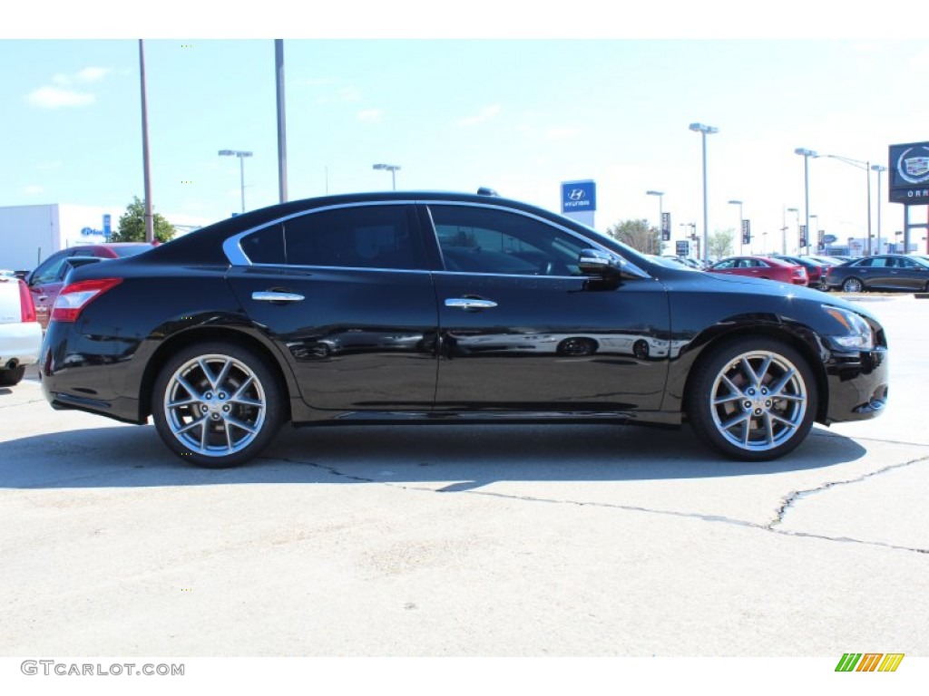 2011 Maxima 3.5 SV Sport - Super Black / Charcoal photo #6