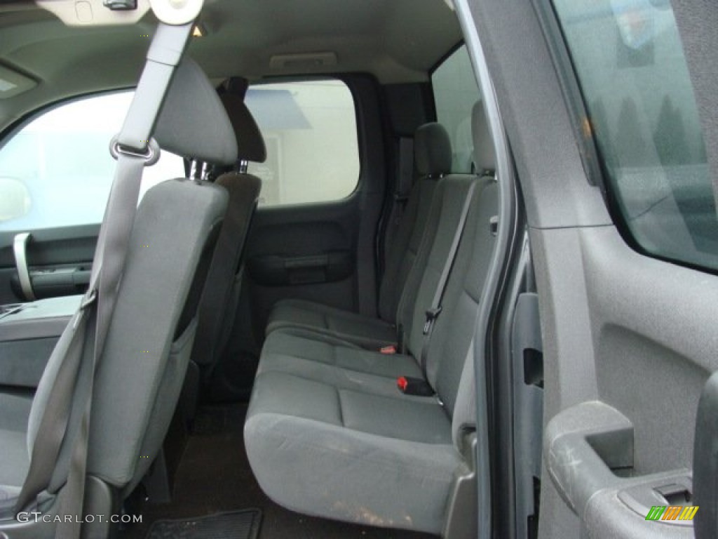 2009 Silverado 1500 LT Extended Cab 4x4 - Black Granite Metallic / Ebony photo #8