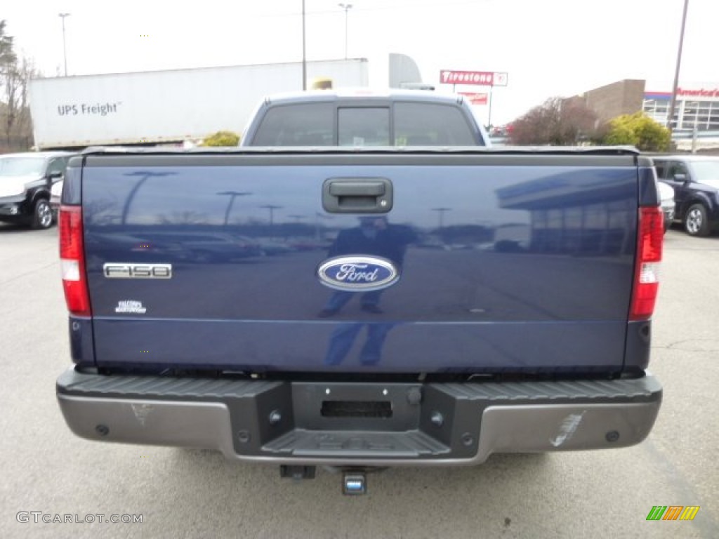 2005 F150 FX4 SuperCab 4x4 - True Blue Metallic / Black photo #4
