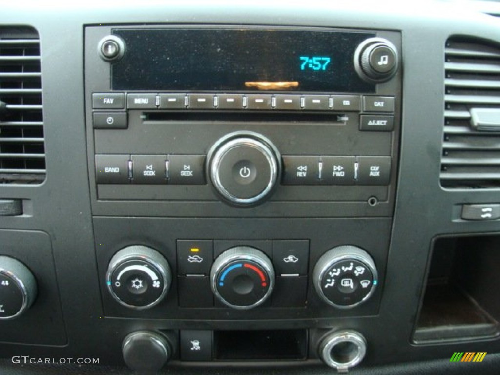 2009 Silverado 1500 LT Extended Cab 4x4 - Black Granite Metallic / Ebony photo #14