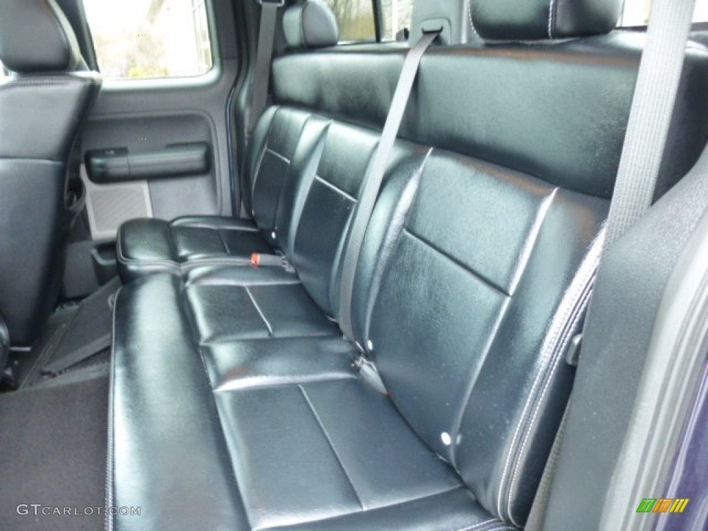Black Interior 2005 Ford F150 FX4 SuperCab 4x4 Photo #78248176