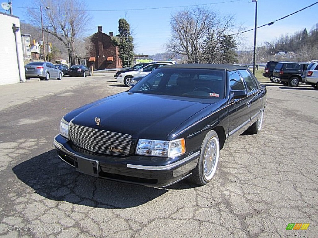 Sable Black 1999 Cadillac DeVille Sedan Exterior Photo #78249001