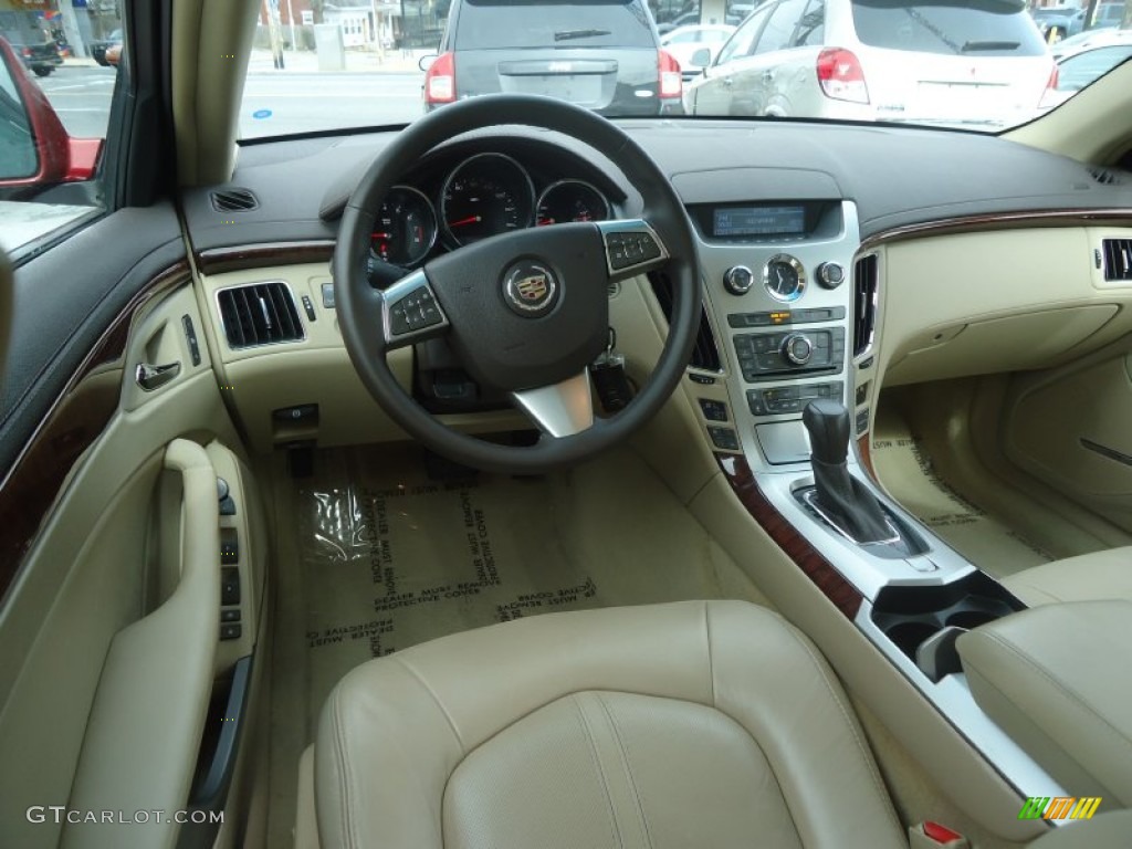 Cashmere/Cocoa Interior 2008 Cadillac CTS Sedan Photo #78249043