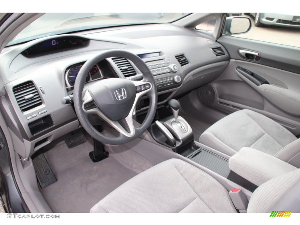 Gray Interior 2010 Honda Civic LX Sedan Photo #78249050