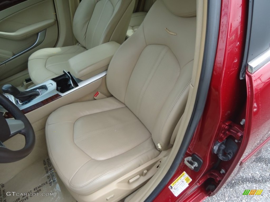 Cashmere/Cocoa Interior 2008 Cadillac CTS Sedan Photo #78249064