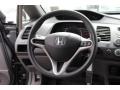 Gray 2010 Honda Civic LX Sedan Steering Wheel