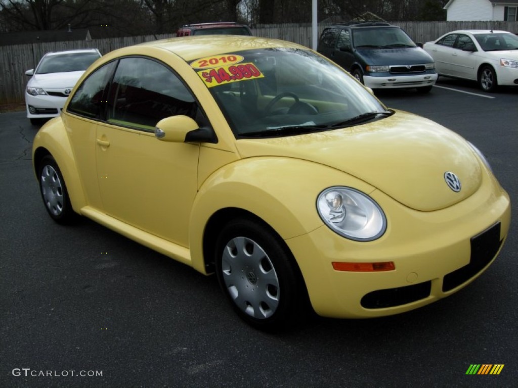 2010 New Beetle 2.5 Coupe - Sunflower Yellow / Black photo #3