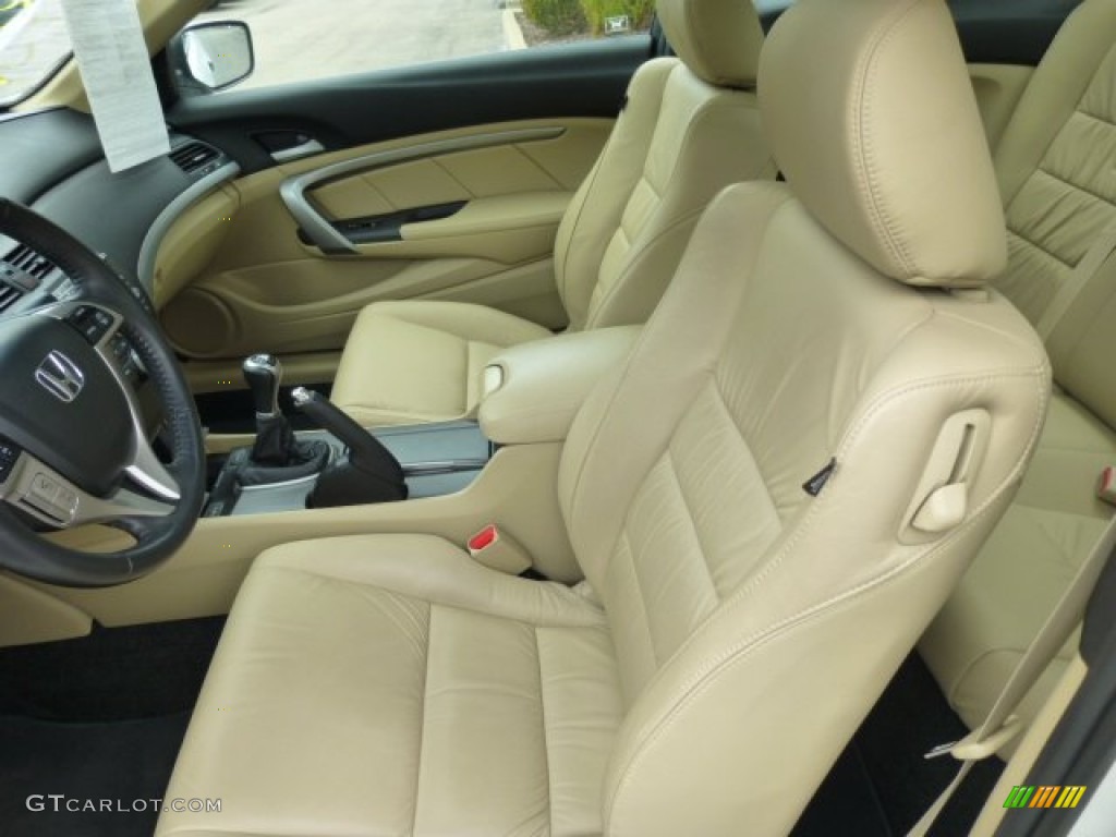 Ivory Interior 2011 Honda Accord EX Coupe Photo #78249538
