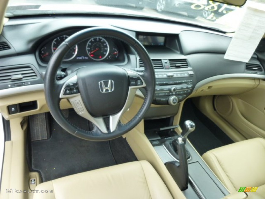 Ivory Interior 2011 Honda Accord EX Coupe Photo #78249571