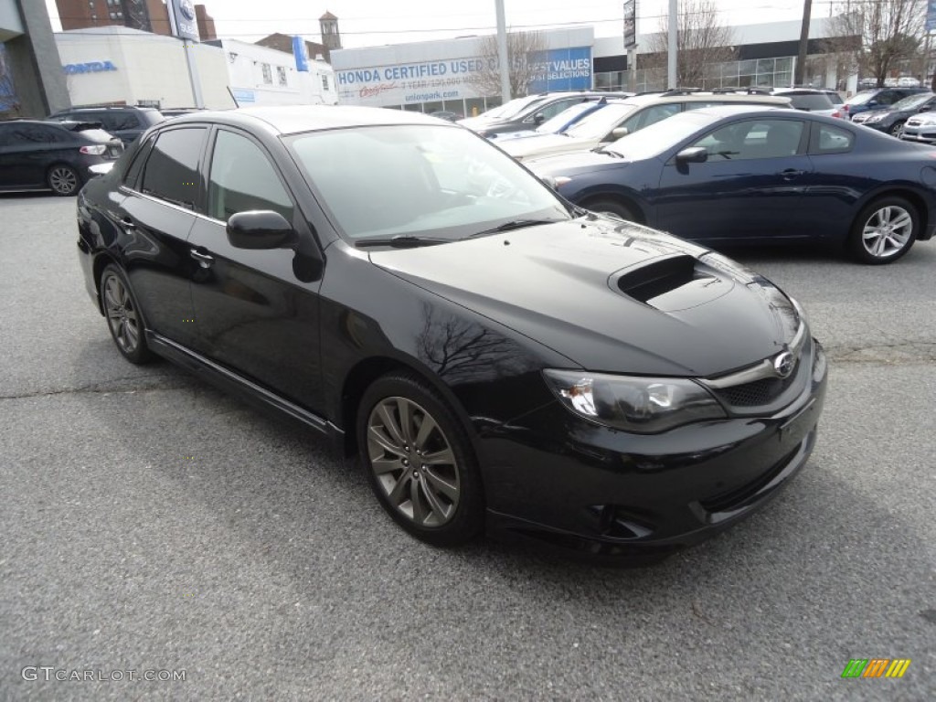 Obsidian Black Pearl 2010 Subaru Impreza WRX Sedan Exterior Photo #78250543