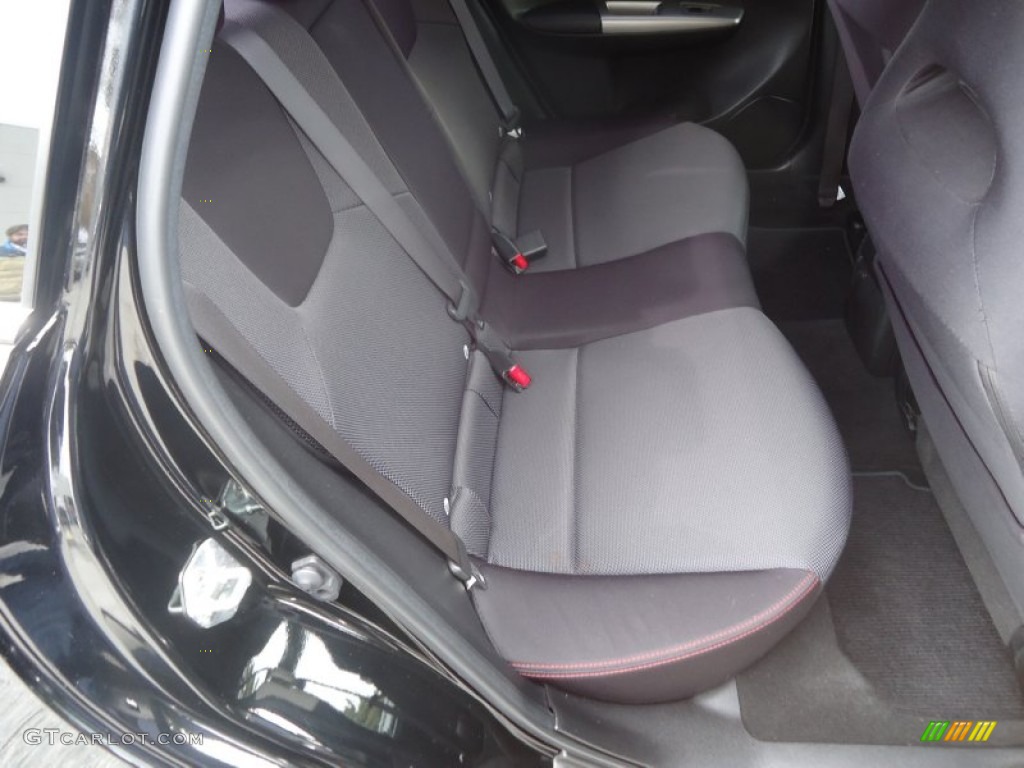 Carbon Black Interior 2010 Subaru Impreza WRX Sedan Photo #78250783