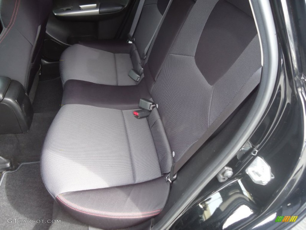 Carbon Black Interior 2010 Subaru Impreza WRX Sedan Photo #78250801
